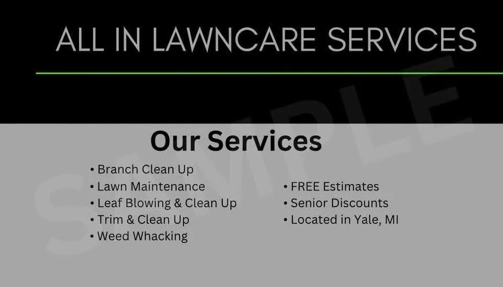 Local garden landscaping with custom design across Marlette, MI - All In Lawncare Services