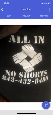 All in no shorts Logo