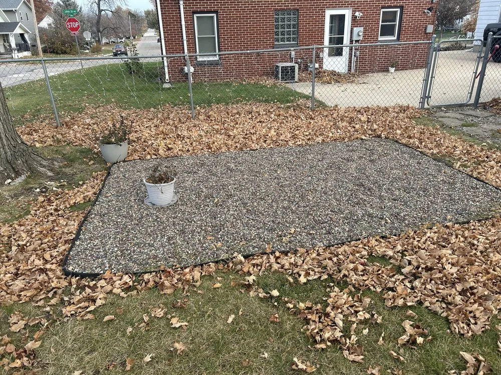 Local landscape installation in Cedar Rapids, IA by All In One