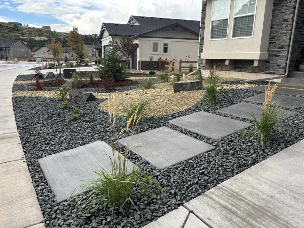 Reliable lawn mowing service for residential properties in Colorado Springs, CO by All In One Concrete And More