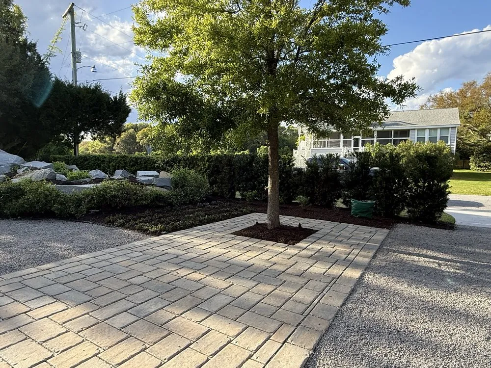 Local lawn mowing service for outdoor upgrades in North Charleston, SC by All In One Construction And Landscapes