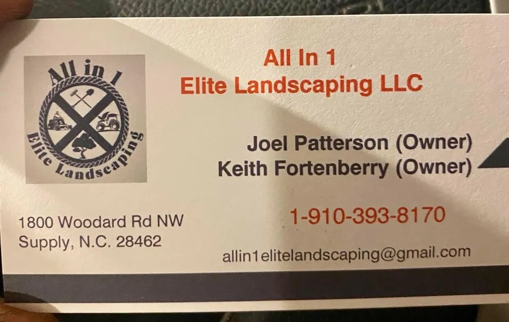 Professional landscaping services in Supply, NC by All in one Eite Landscaping