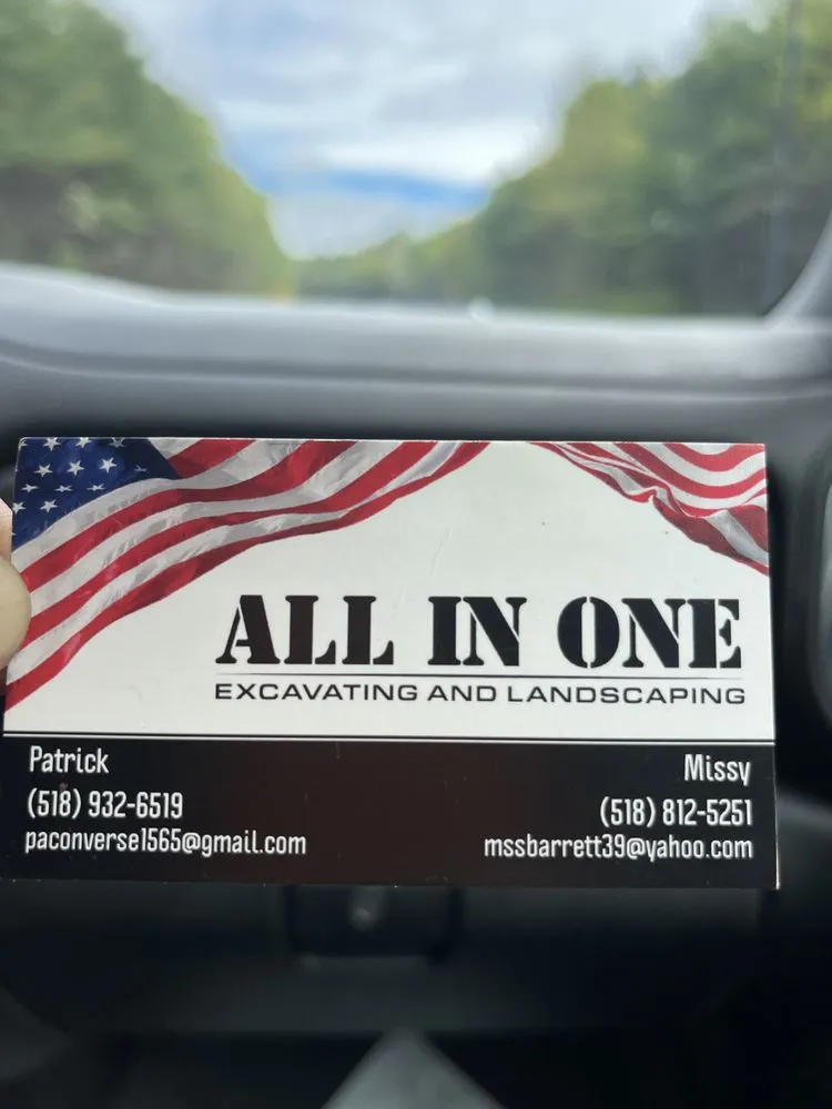 Local landscape installation in Fort Edward, NY by All In One