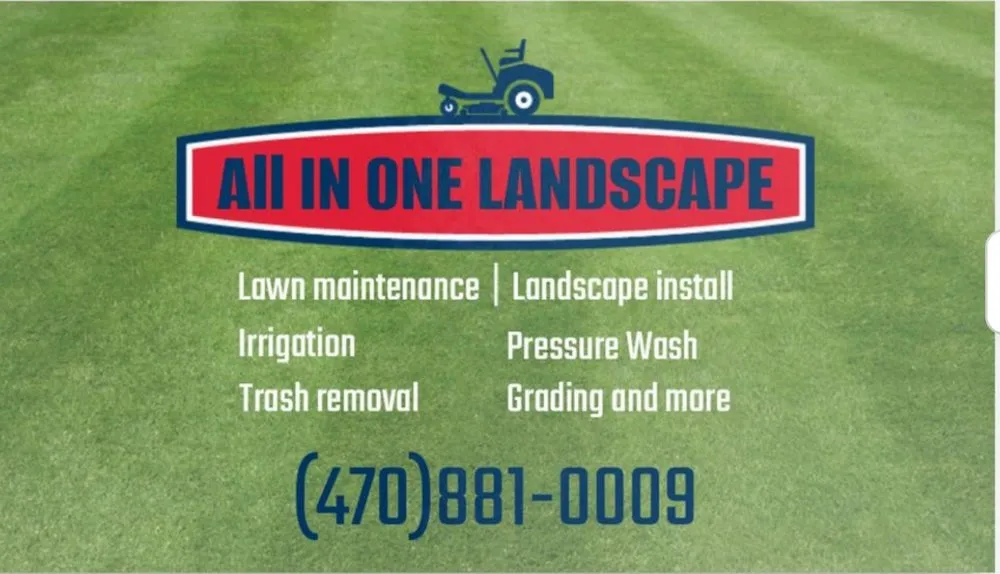 Custom landscape installation for beautiful yards in Villa Rica, GA by All in One Landscape