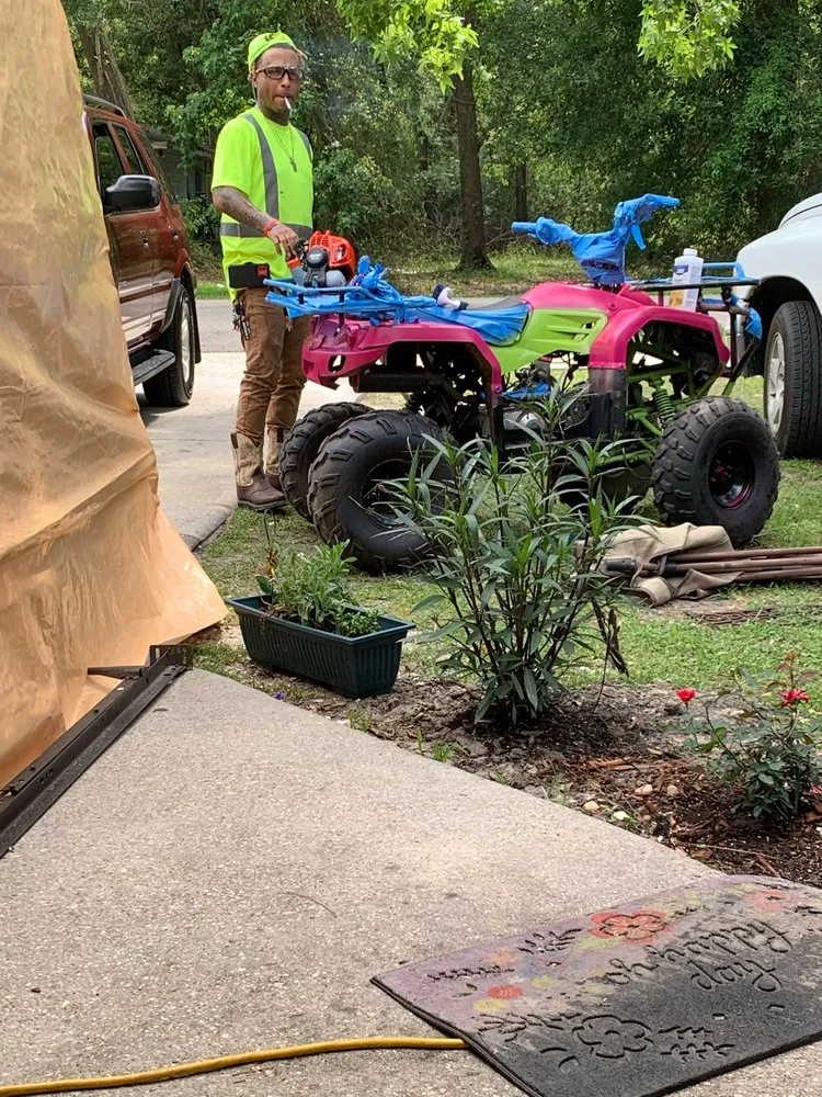 Custom garden landscaping for homes in Slidell, LA by All Is Wells Quality Services