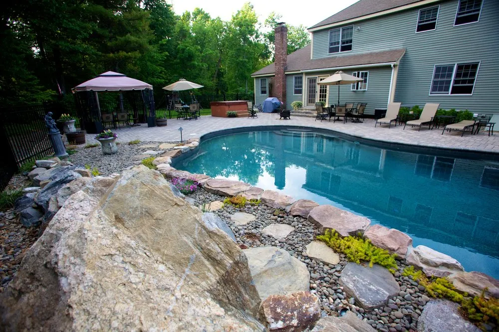 Affordable landscape design for homes in Northborough, MA by All landscaping