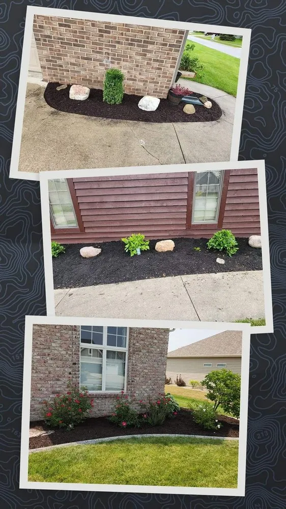 Custom garden landscaping in Fort Wayne, IN by All Lawn Care Service