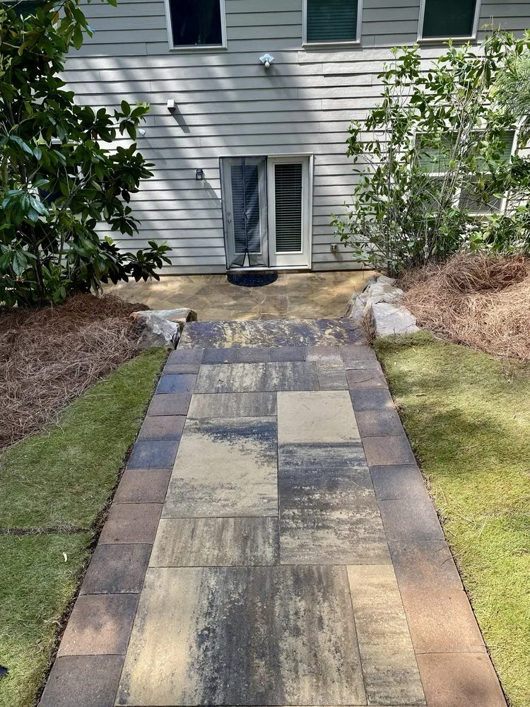 Custom yard cleanup service in Cumming, GA - All Mason Construction