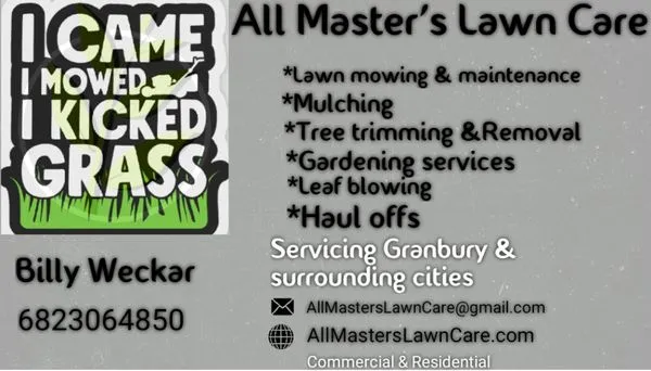 All Masters Lawn Care Logo