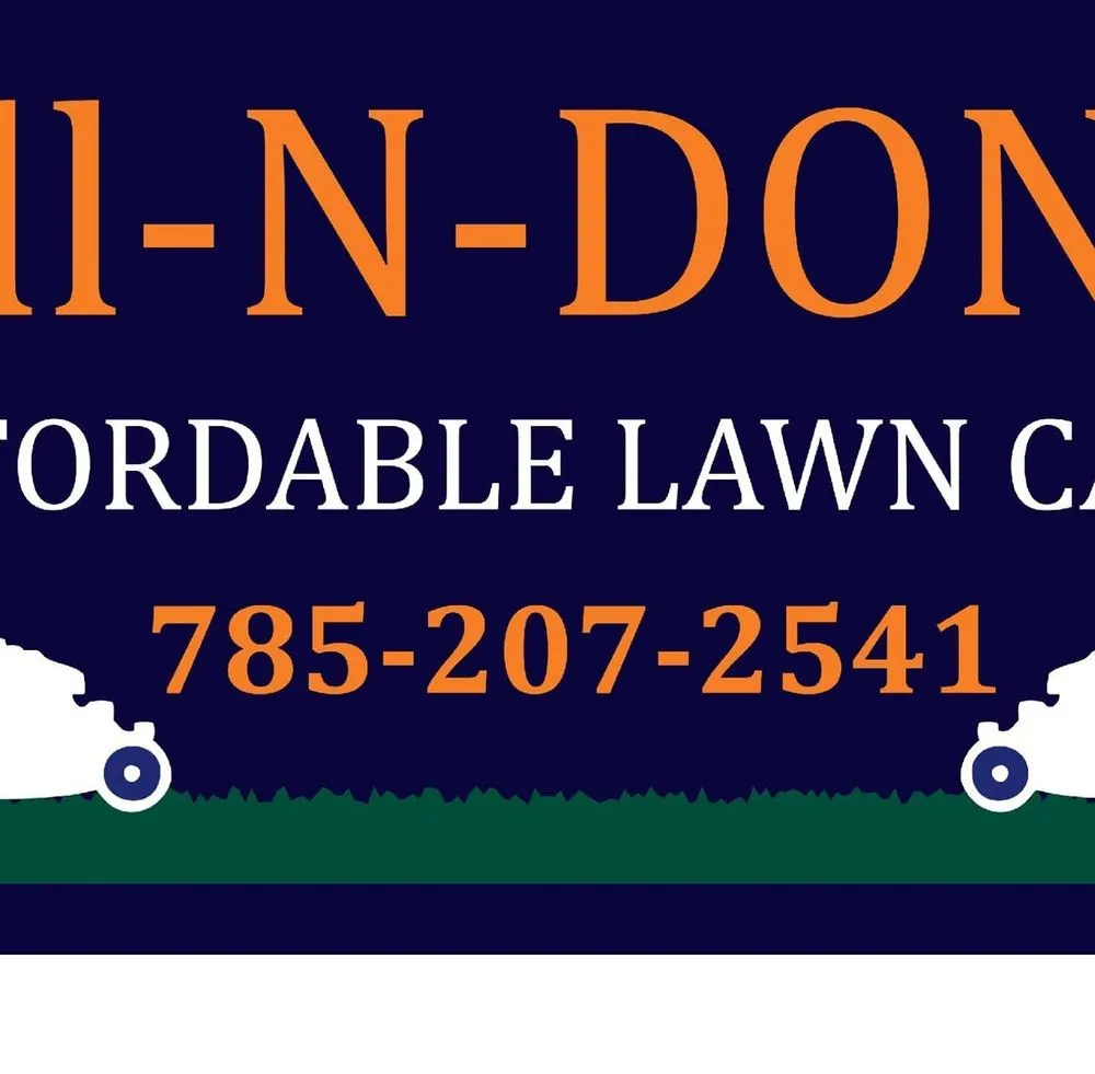 Local lawn mowing service near you in Topeka, KS by All-N-Done