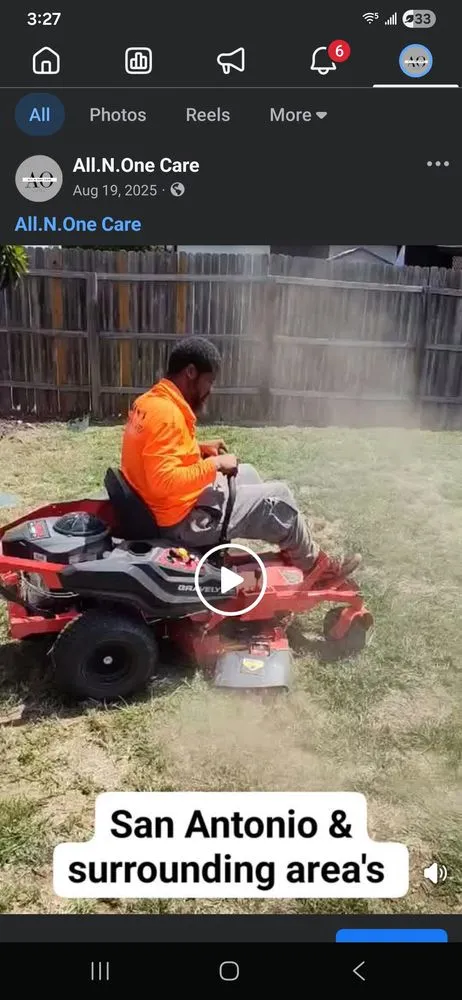 Expert lawn care service experts serving San Antonio, TX - All N One Care