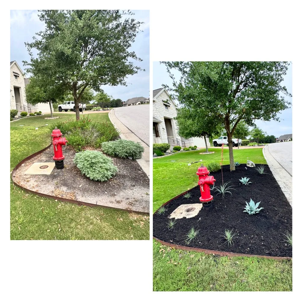 Professional outdoor landscaping for outdoor upgrades in Elgin, TX by All Native Trees & Landscaping