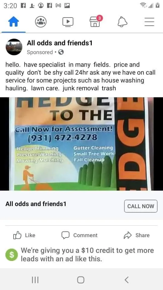 Expert outdoor landscaping for homes in Clarksville, TN by All Odds And Friends