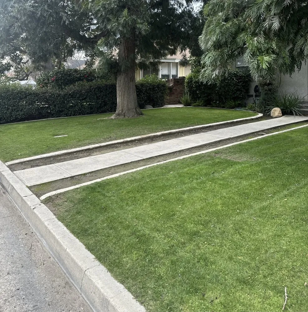 Expert lawn mowing service in Bakersfield, CA - All Out Exteriors