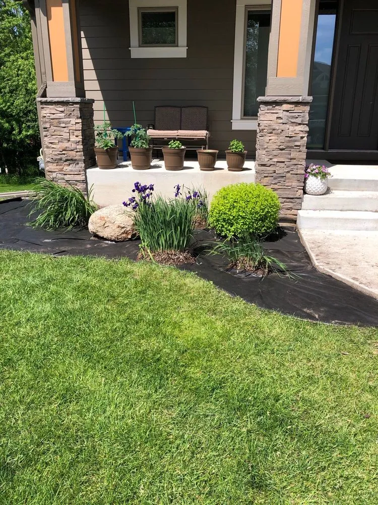 Custom residential landscaping near you in Blaine, MN by All Over Elementz Outdoor Services