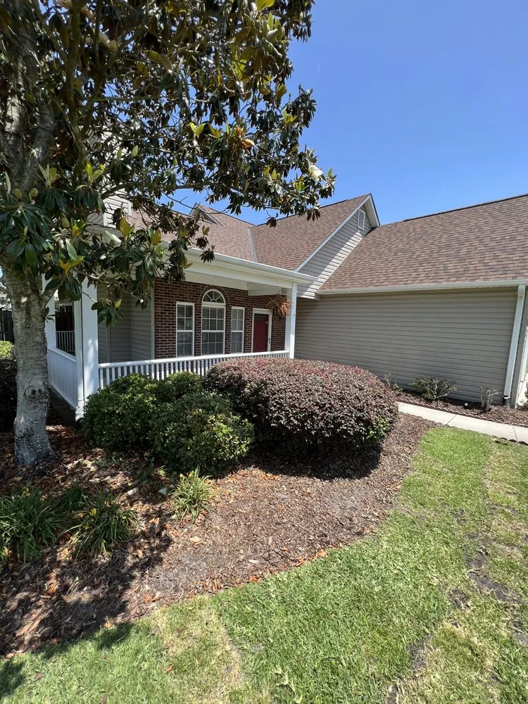 Local yard cleanup service for homes in Leland, NC by All Over Pressure Washing N Landscaping