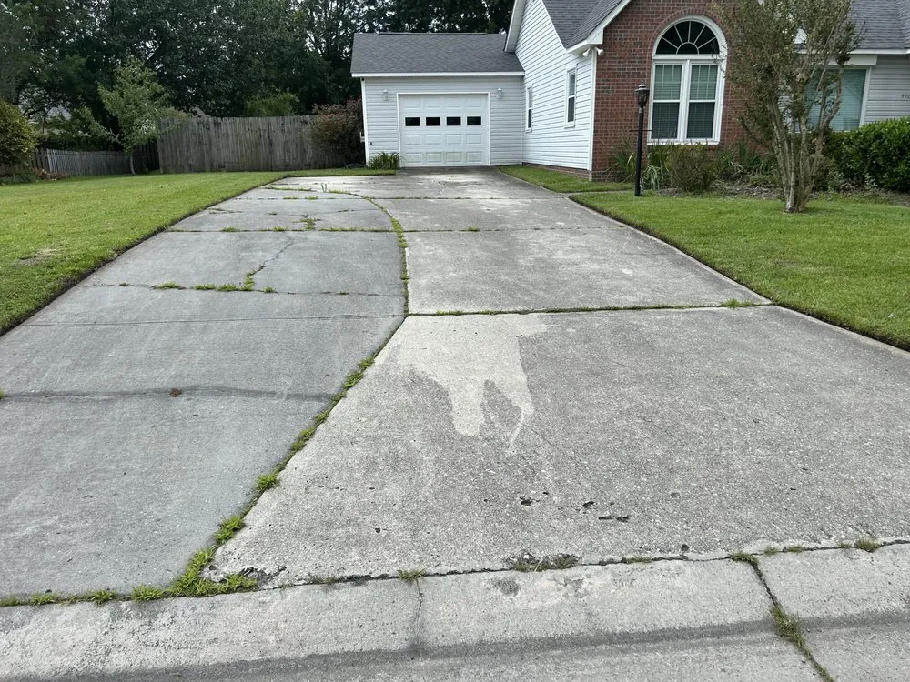 Custom landscaping services for year-round maintenance in Leland, NC by All Over Pressure Washing N Landscaping