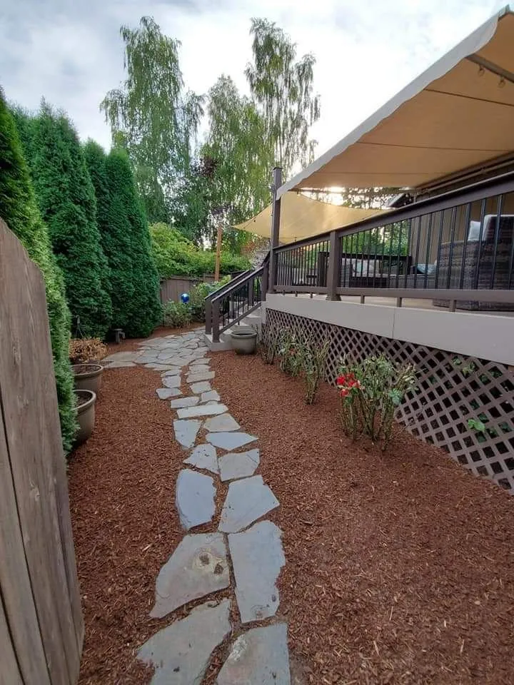 Custom landscape installation with custom design across Milwaukie, OR - All Phase Landscaping