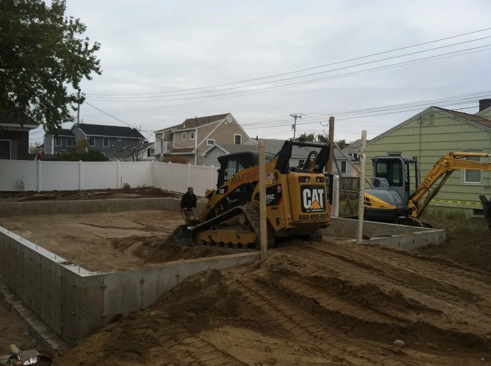 Custom outdoor landscaping for outdoor upgrades in Raymond, NH by All Phase Paving & Excavating