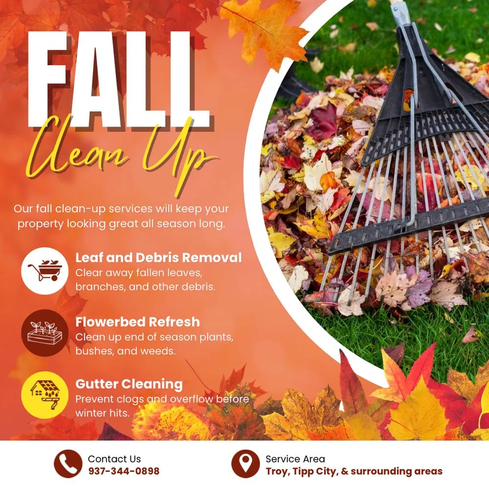 Custom yard maintenance for homes in Troy, OH by ALL Power