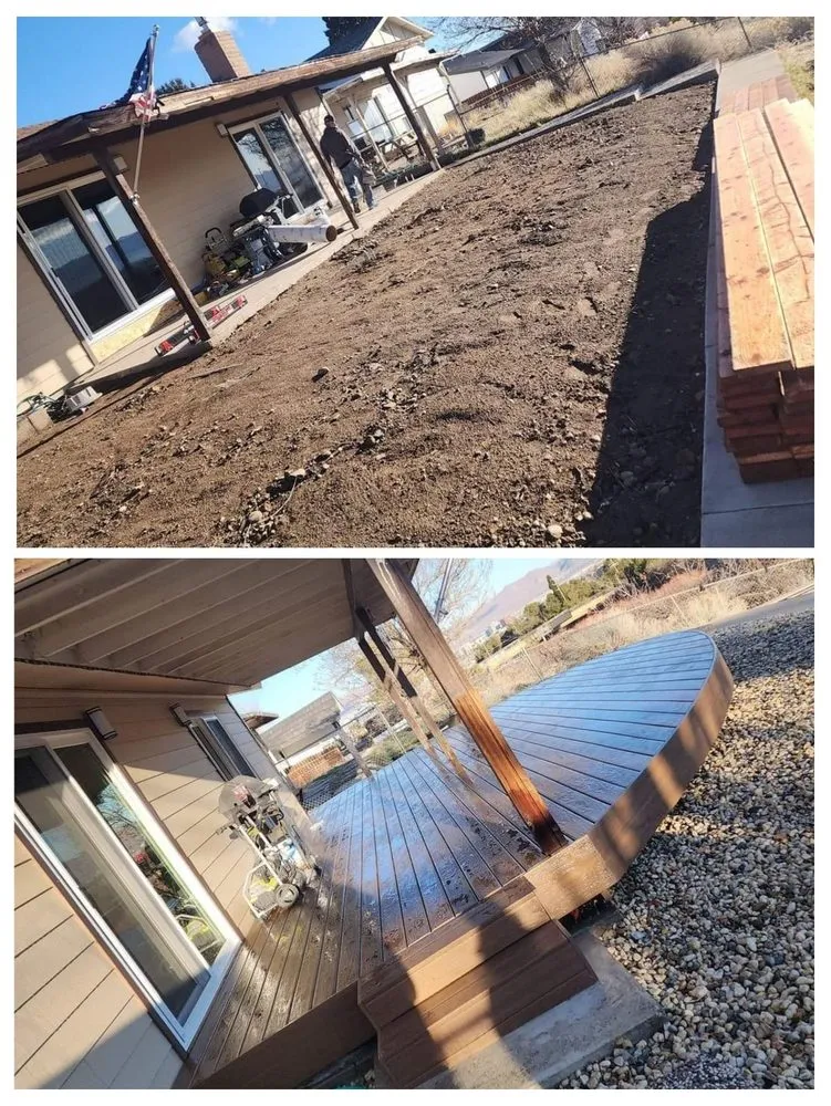 Professional landscape installation for homes in Reno, NV by All Premium Builds