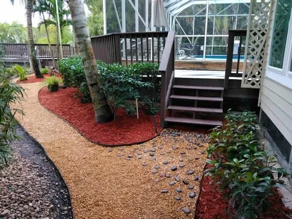 Expert garden landscaping with custom design in Okeechobee, FL by All Pride Property Services