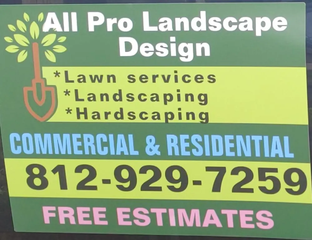 Trusted outdoor landscaping near you in Spencer, IN by All Pro Landscape Design