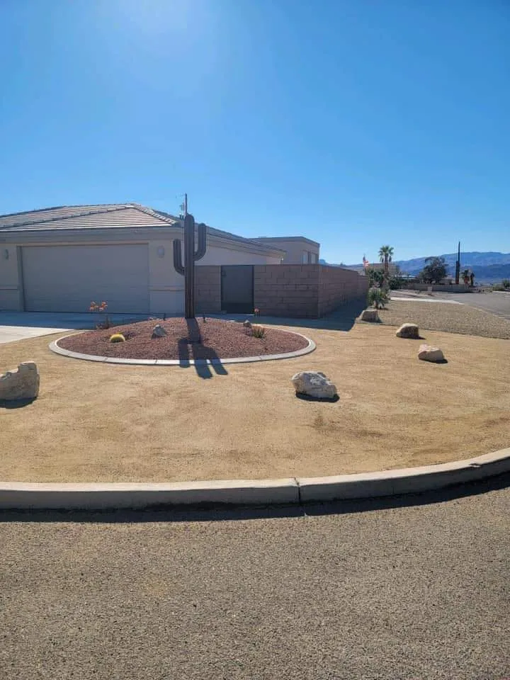 Custom lawn care service for residential properties in Lake Havasu City, AZ by All Pro Landscape