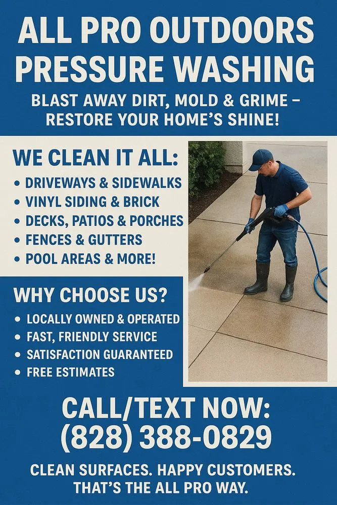 Trusted landscaping services near you in Hendersonville, NC by All Pro Outdoors