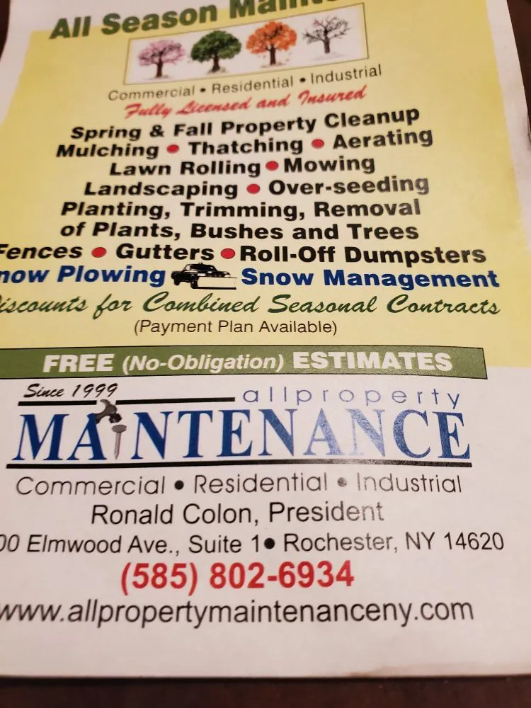 Expert garden landscaping in Rochester, NY by All Property Maintenance