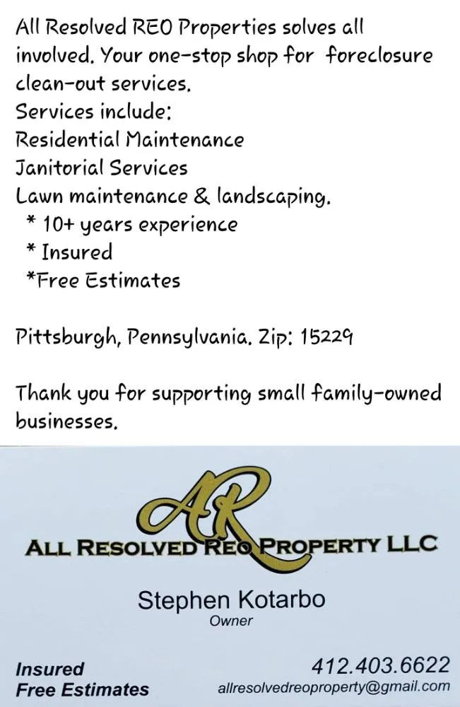 Professional landscape installation for outdoor upgrades in Pittsburgh, PA by All Resolved Reo Property