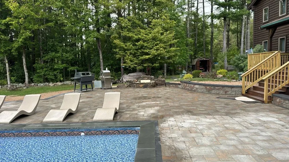 Custom landscape installation near you in Athens, NY by All Season