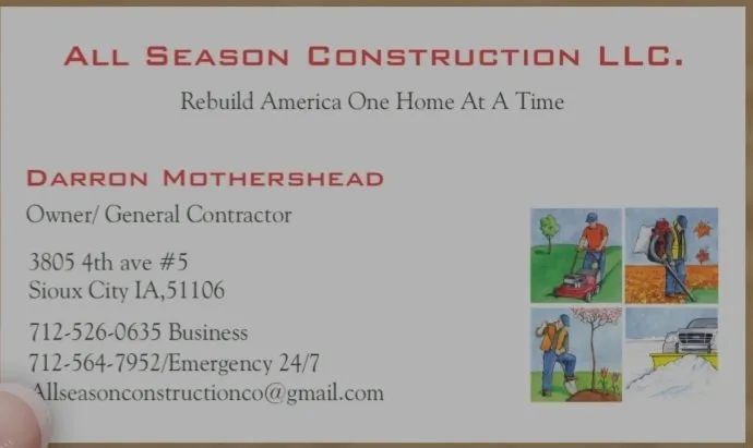 Custom lawn mowing service near you in Sioux City, IA by All Season Construction