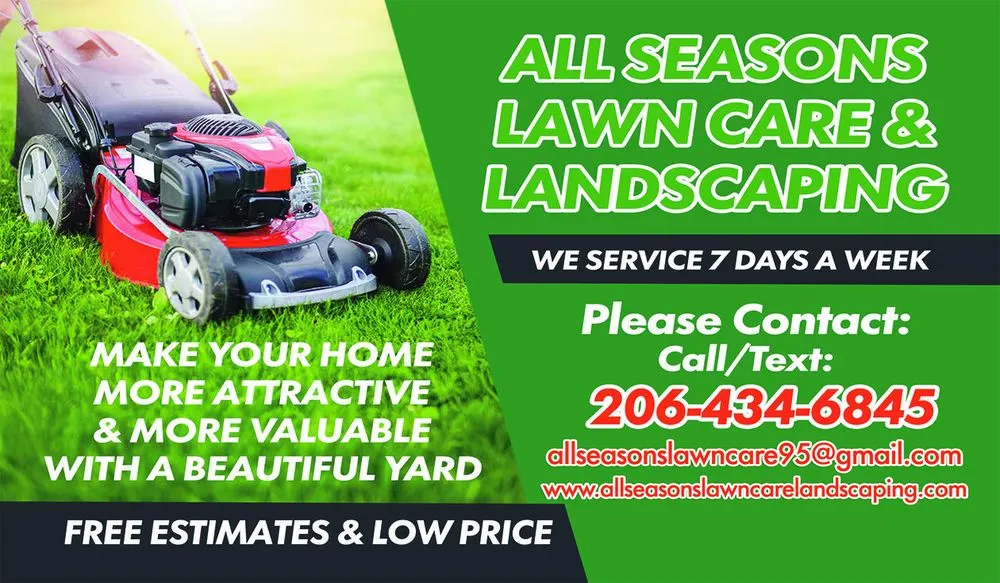 Expert lawn mowing service in Renton, WA - All Season Lawn Care & Landscaping