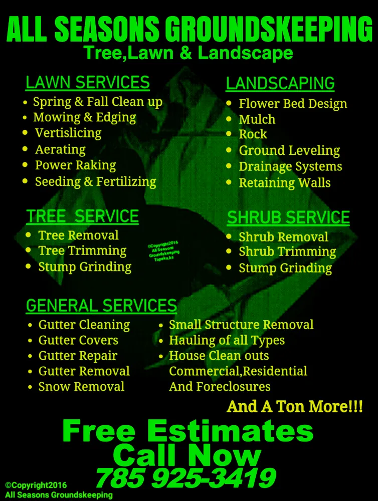 Professional outdoor landscaping in Topeka, KS - All Seasons Grounds Keeping