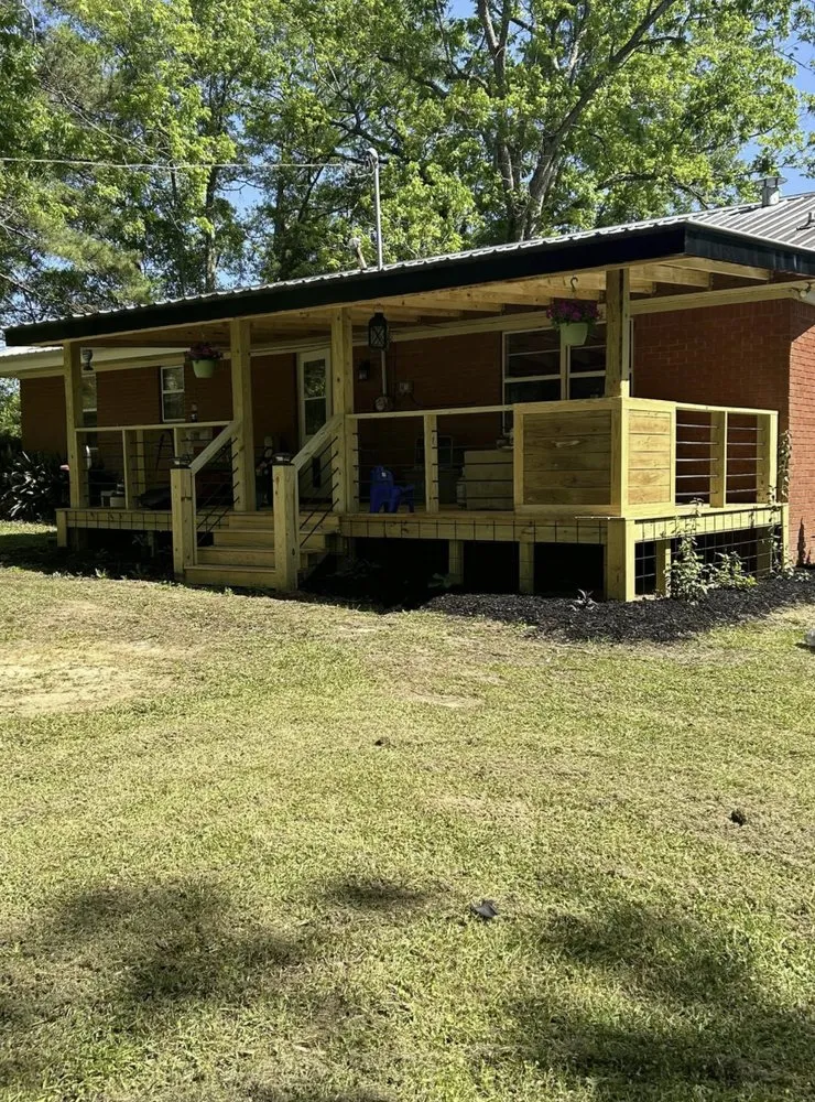 Professional yard maintenance with custom design across Saucier, MS - All Seasons Home Improvement and Landscaping