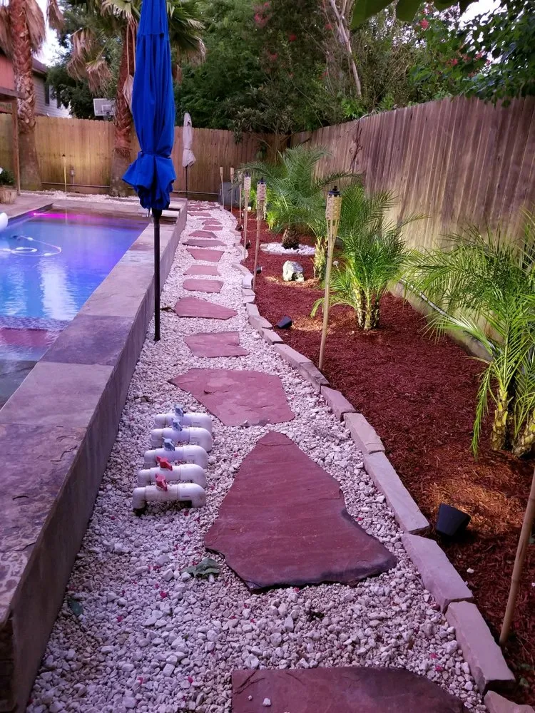 Reliable residential landscaping in Stafford, TX by All Seasons Landscape and Lighting