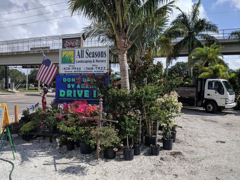 Professional lawn mowing service with custom design across St Petersburg, FL - All Seasons Landscaping & Nursery