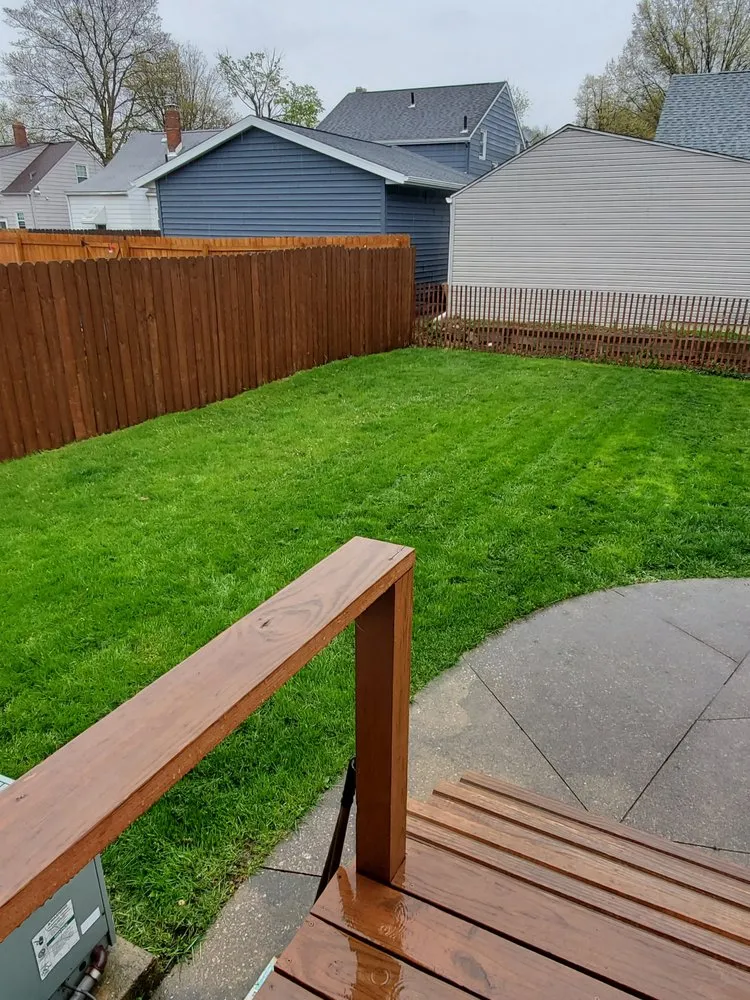 Custom yard cleanup service with custom design across Akron, OH - All Seasons Lawn Care