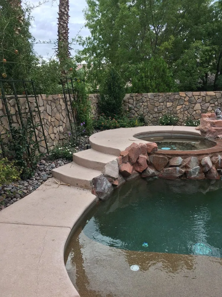 Custom garden landscaping with custom design across Las Vegas, NV - All Seasons Maintenance and Landscaping