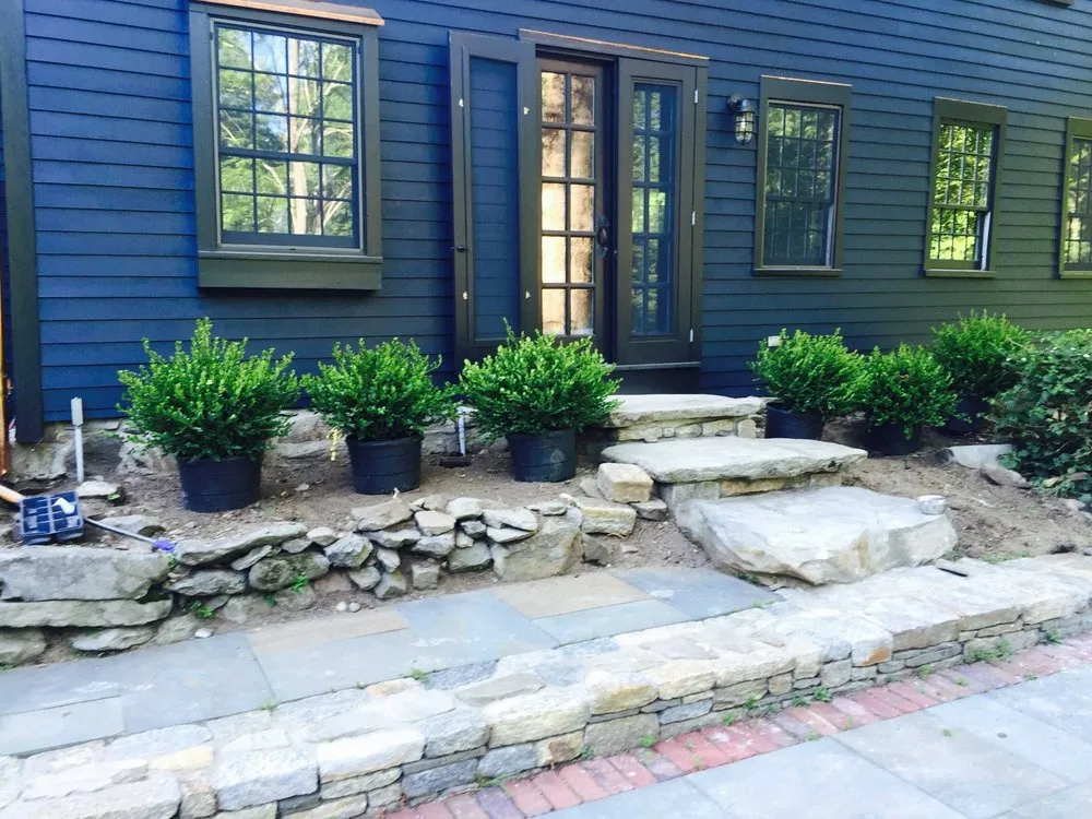 Custom landscape design in Brookfield, CT by All Seasons Maintenance