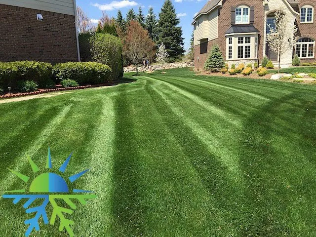 Custom landscape installation in Plymouth, MI by All Seasons Outdoor Maintenance
