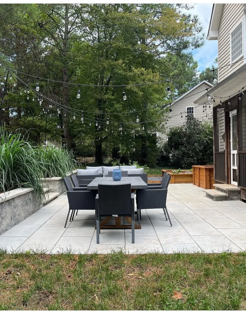 Custom garden landscaping for year-round maintenance in Franklinton, NC by All Seasons Outdoor Services