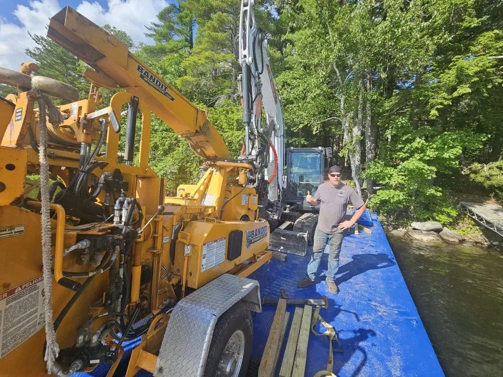 Expert landscape installation for homes in Belgrade, ME by All Seasons Tree Service