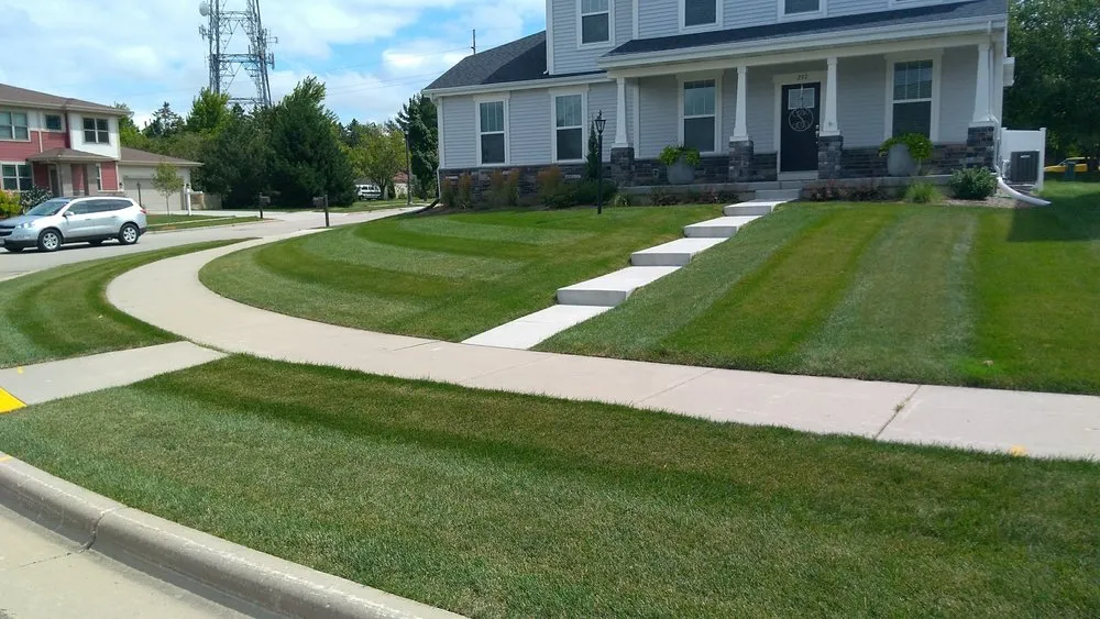Custom residential landscaping in Monona, WI by All Service Specialists