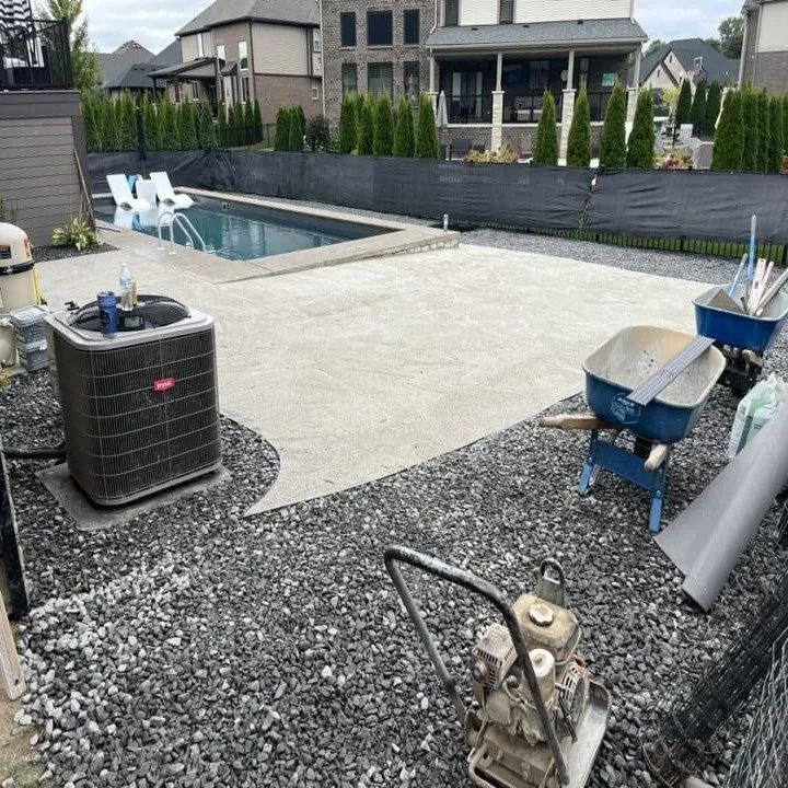 Custom landscape installation in Shelby Township, MI by All Services Management Landscape Design