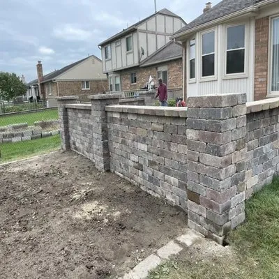 All Services Management Landscape Design Logo