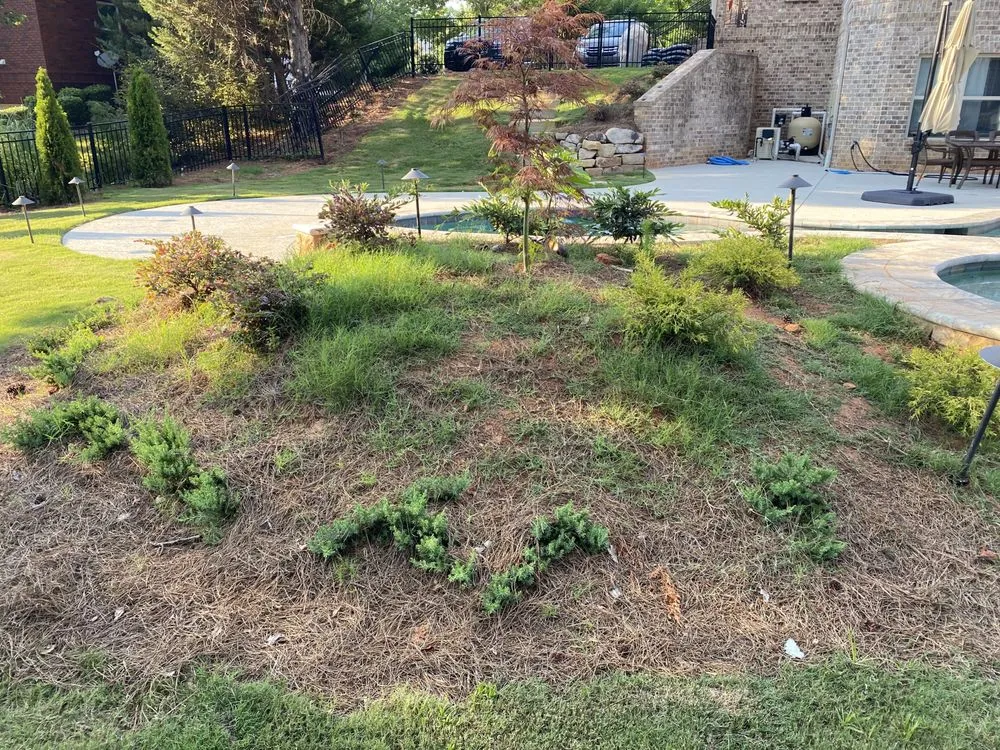 Custom landscape installation in Tyrone, GA - All South Lawnscapes