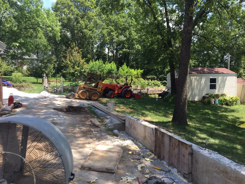 Custom garden landscaping for outdoor upgrades in Blue Eye, MO by All Star Concrete