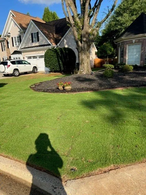 Custom garden landscaping in Johns Creek, GA by All Star Landscapes & Lawn Care